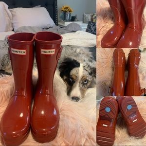 Hunter Rain Boots Short Size 7